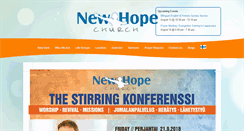 Desktop Screenshot of newhope.fi